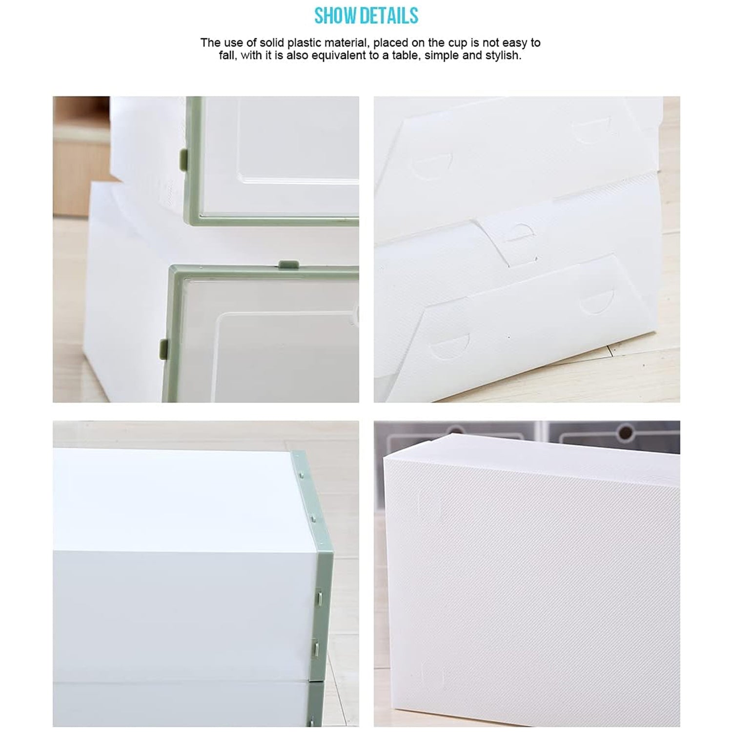 3 Layer Transparent Shoes Storage Box Plastic Stackable Shoe Storage (1 Set / 3 Layer) 3 Layer Transparent Shoes Storage Box Plastic Stackable Shoe Storage (1 Set / 3 Layer)